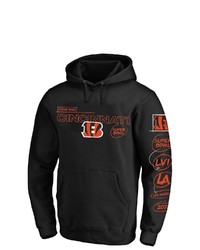 FANATICS Branded Black Cincinnati Bengals 2021 Afc Champions Big Tall Hollywood Action Pullover Hoodie At Nordstrom