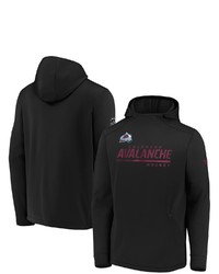 FANATICS Branded Black Colorado Avalanche Authentic Pro Locker Room Pullover Hoodie At Nordstrom