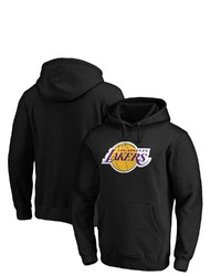 FANATICS Branded Black Los Angeles Lakers Primary Team Logo Pullover Hoodie