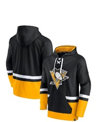 FANATICS Branded Black Pittsburgh Penguins Big Tall First Battle Power Play Pullover Hoodie At Nordstrom