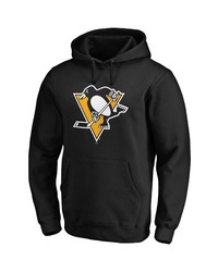 FANATICS Branded Black Pittsburgh Penguins Primary Team Logo Fleece Pullover Hoodie At Nordstrom