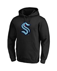 FANATICS Branded Black Seattle Kraken Primary Logo Pullover Hoodie At Nordstrom