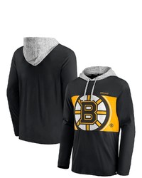 FANATICS Branded Blackgold Boston Bruins Block Party Unmatched Skill Pullover Hoodie At Nordstrom