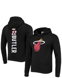 FANATICS Branded Jimmy Butler Black Miami Heat Team Playmaker Name Number Pullover Hoodie