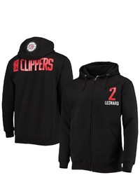 FANATICS Branded Kawhi Leonard Black La Clippers Player Name Number Full Zip Hoodie Jacket At Nordstrom