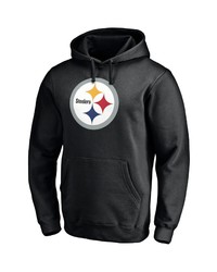 FANATICS Branded Tj Watt Black Pittsburgh Ers Player Icon Name Number Pullover Hoodie