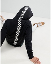 Brooklyn Supply Co. Brooklyn Supply Co Hoodie With Checkerboard Taping In Recycled Cotton