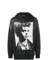 DSQUARED2 Caten Twins Print Hoodie