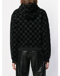 McQ Alexander McQueen Checked Pull Over Hoodie