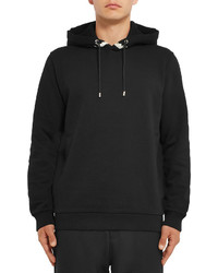 Givenchy Cuban Fit Printed Neoprene And Fleece Back Cotton Jersey Hoodie