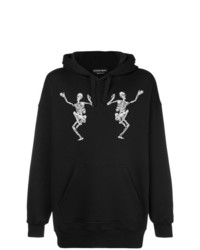 Alexander McQueen Dancing Skeleton Embellished Hoodie