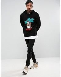 Asos Holidays Hoodie With Snowman Print