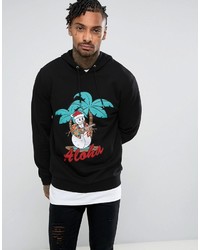 Asos Holidays Hoodie With Snowman Print