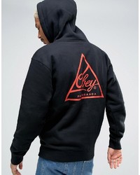 Obey Hoodie With Triangle Back Print