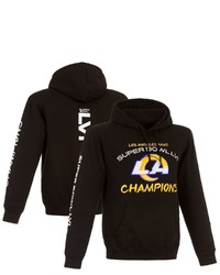 FANATICS Jh Design Black Los Angeles Rams Super Bowl Lvi Champions Screen Printed Team Pullover Hoodie At Nordstrom