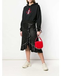 MSGM Logo Anchor Embroidered Hoodie