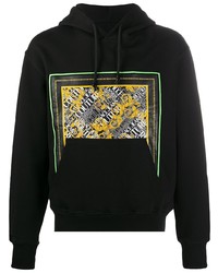 VERSACE JEANS COUTURE Logo Baroque Print Hoodie