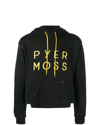 Pyer Moss Logo Cropped Hoodie