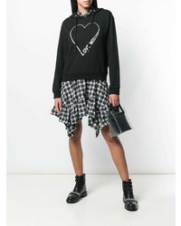 Love Moschino Logo Heart Hoodie