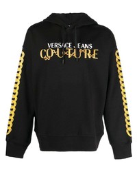 VERSACE JEANS COUTURE Logo Print Cotton Hoodie