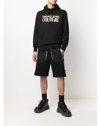 VERSACE JEANS COUTURE Logo Print Drawstring Hoodie