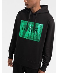 VERSACE JEANS COUTURE Logo Print Drawstring Hoodie