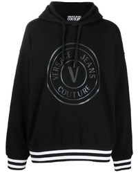 VERSACE JEANS COUTURE Logo Print Hooded Sweatshirt