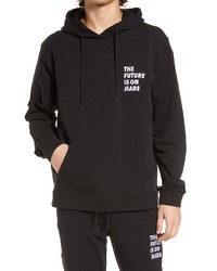 The Future is on Mars Logo Pullover Hoodie In Black At Nordstrom
