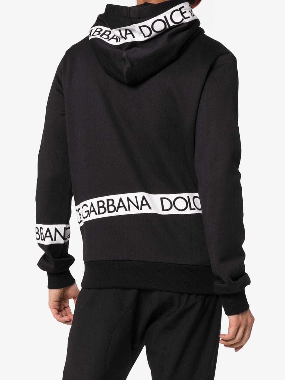 dolce and gabbana tape hoodie