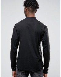 Criminal Damage Long Sleeve T Shirt With Turtleneck