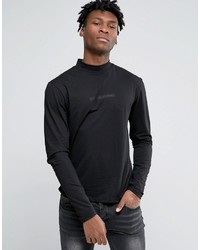 Criminal Damage Long Sleeve T Shirt With Turtleneck