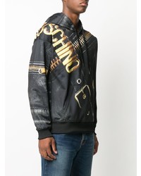 Moschino Macro Biker Print Hoodie