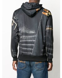 Moschino Macro Biker Print Hoodie