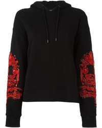 Marcelo Burlon County of Milan Patched Sleeves Hoodie