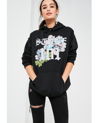 Missguided Black Style 101 Graphic Hoodie