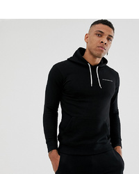 Good For Nothing Muscle Fit Hoodie In Black With Logo