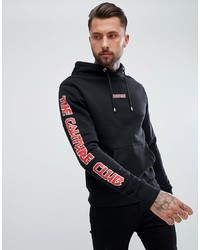 The Couture Club Muscle Fit Hoodie In Black With Racer Logo