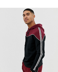 Mauvais Muscle Hoodie With Chevron Panel And