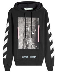Off-White Off White Printed Cotton Hoodie