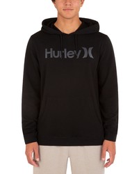 Hurley One And Only Cotton Blend Hoodie In Black At Nordstrom