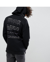 Puma Organic Cotton Hoodie With Back Print In Black At Asos