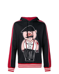 Dolce & Gabbana Pig Print Hooded Sweatshirt