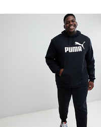Puma Plus Essentials Pullover Hoodie In Black 85174301