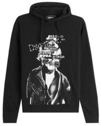 DSQUARED2 Printed Cotton Hoody