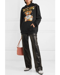 Moschino Printed Cotton Jersey Hoodie