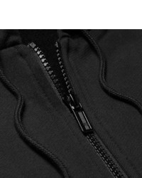 Y-3 Printed Loopback Cotton Jersey Zip Up Hoodie