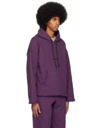 ABAGA VELLI Purple Graphic Hoodie