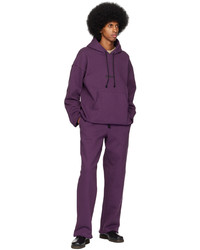 ABAGA VELLI Purple Graphic Hoodie