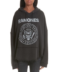 R13 Ramones Print Hoodie