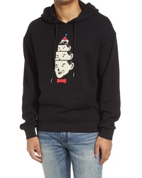 Icecream Silver Spoon Graphic Hoodie In Black At Nordstrom